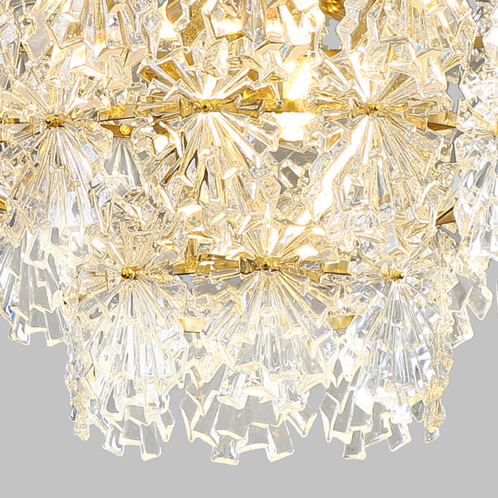 Marilyn Moderne Design LED Elegante Hanglamp Gouden Metaal/Glas Woon/Slaap/Eetkamer