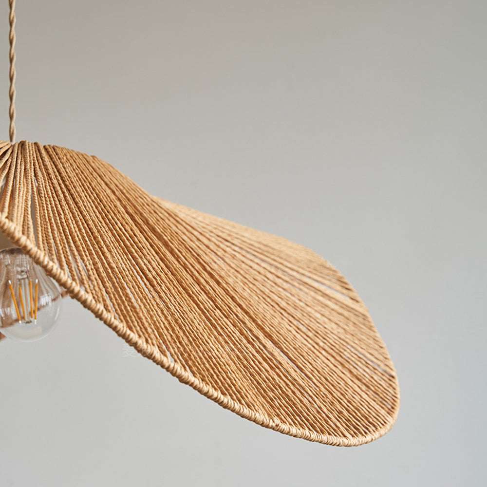 Muto Design LED Hanglamp Metaal/Twine Bruin/Beige Slaap/Woon/Eetkamer
