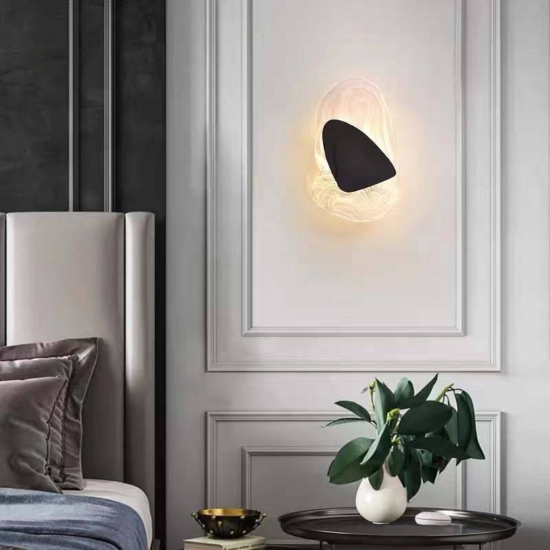 Jade Design Kleine LED Wandlampen Zwart Goud Metaal Slaapkamer