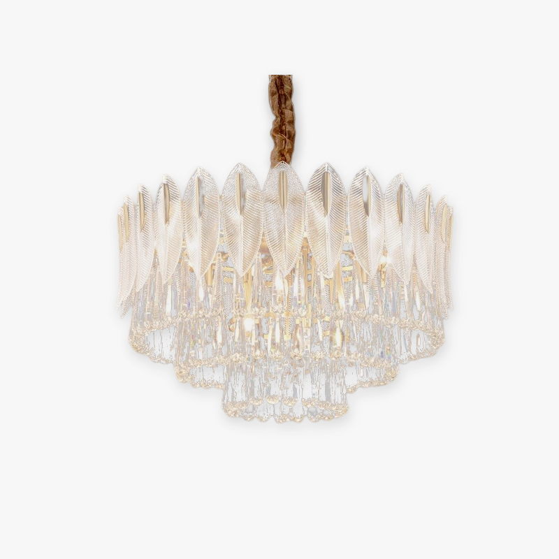 Marilyn Luxe Veerkracht  Kroonluchter Metaal Kristal Woonkamer Eetkamer