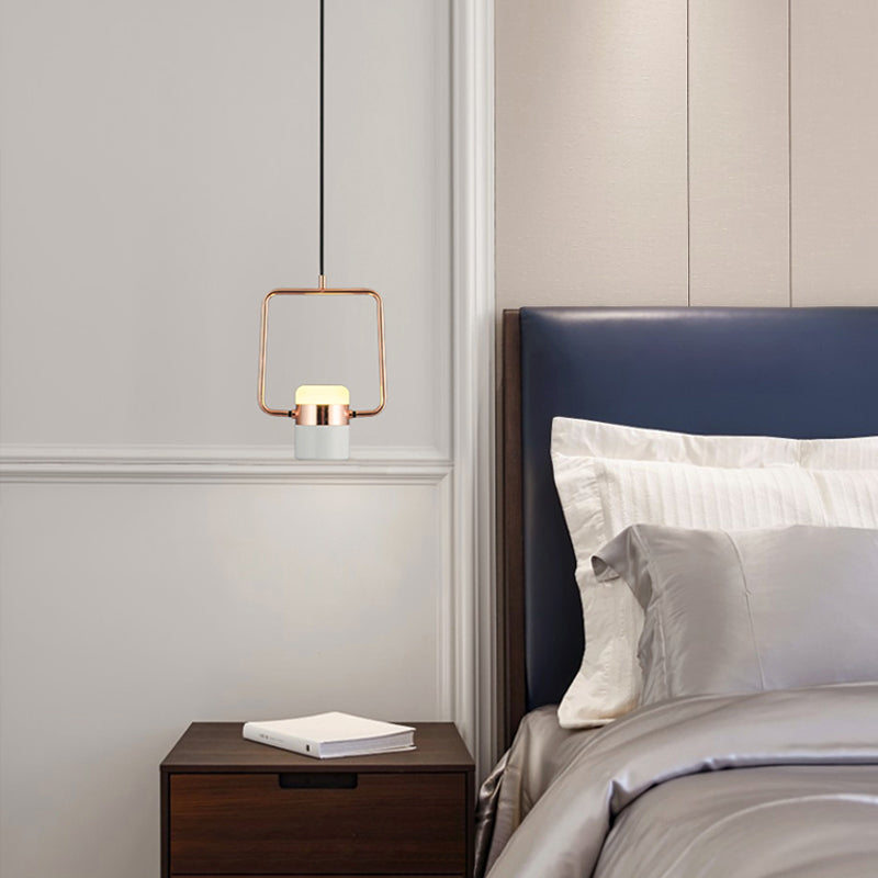Morandi Moderne LED Hanglampen Zwart Wit Metaal Glas Eetkamer Slaapkamer