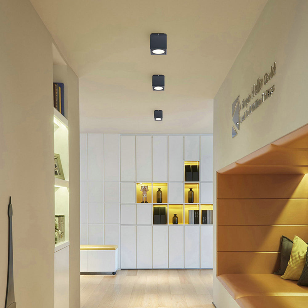 Orr Modern LED Plafondlamp Witte Zwart Metaal  Buiten Woonkamer