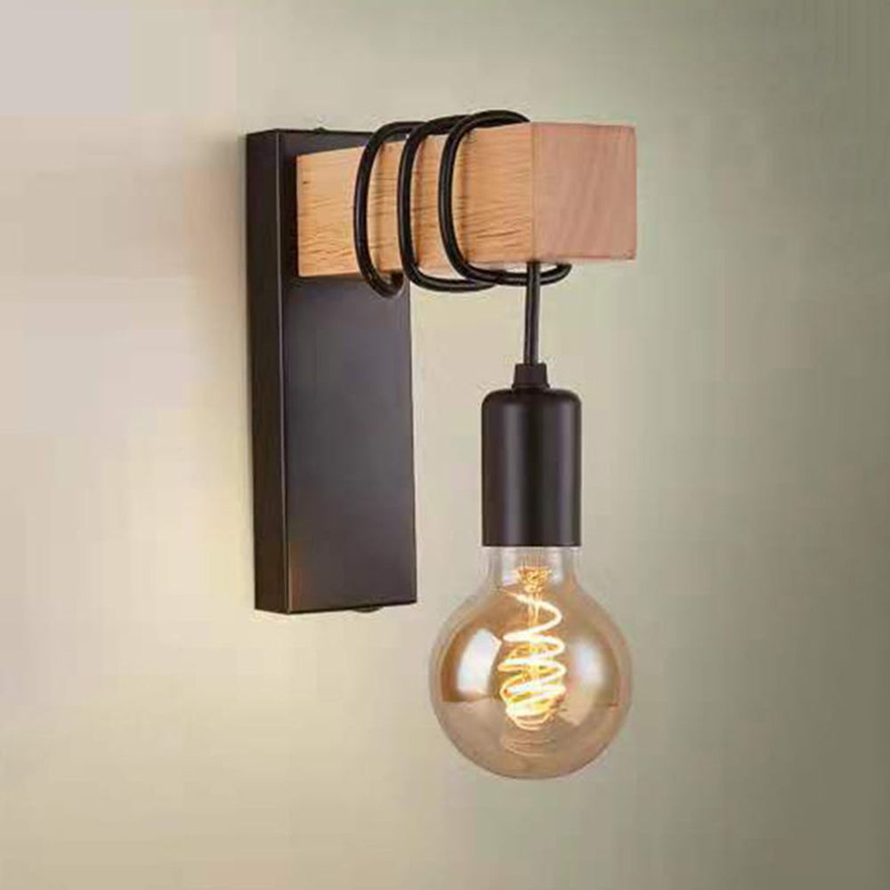Valerio Ronde Bol Wandlamp Zwart Wit Metaal Woonkamer Slaapkamer