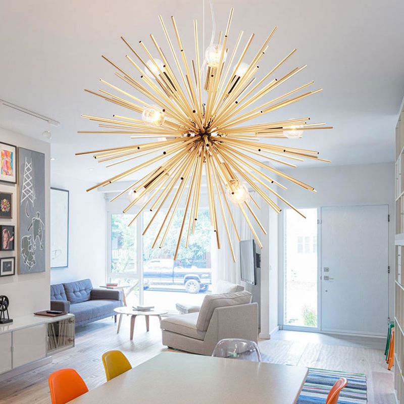 Lowry Moderne Design LED Hanglampen Metaal Goud Woonkamer Keuken