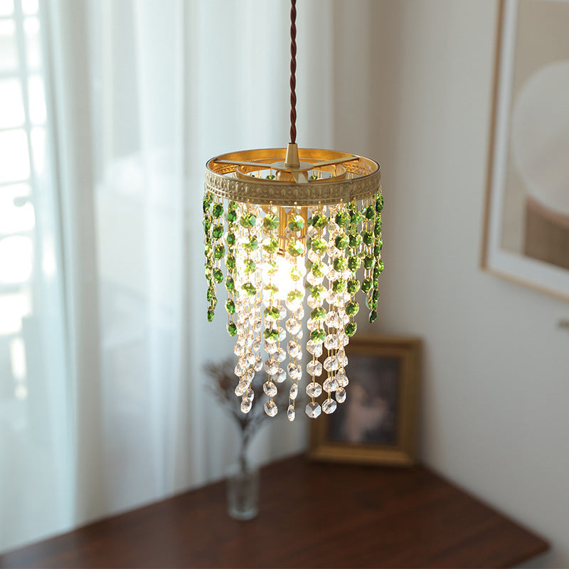 Kristy Vintage Kristal Hanglampen Metaal Slaapkamer Studeerkamer