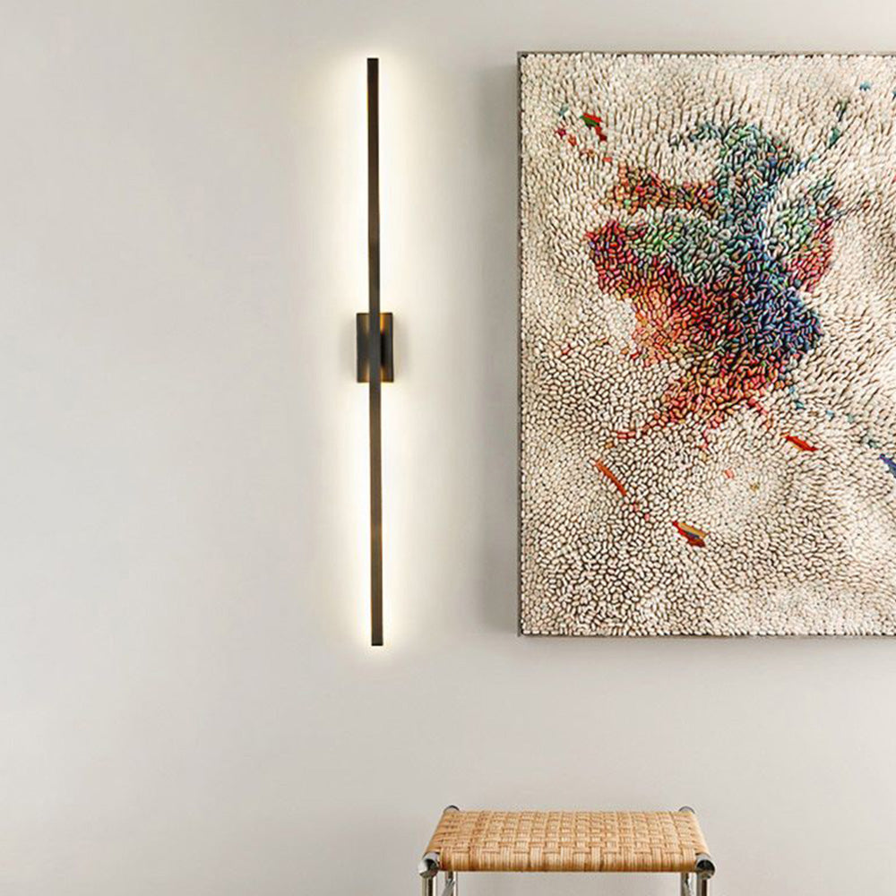 Leigh Minimalistische Wandlamp Zwart Metaal Badkamer Woonkamer