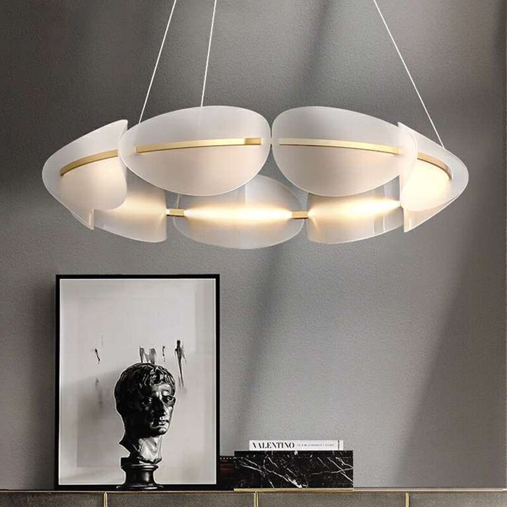 Carina Moderne Ringvormige Metalen Hanglamp Slaapkamer/Eetkamer