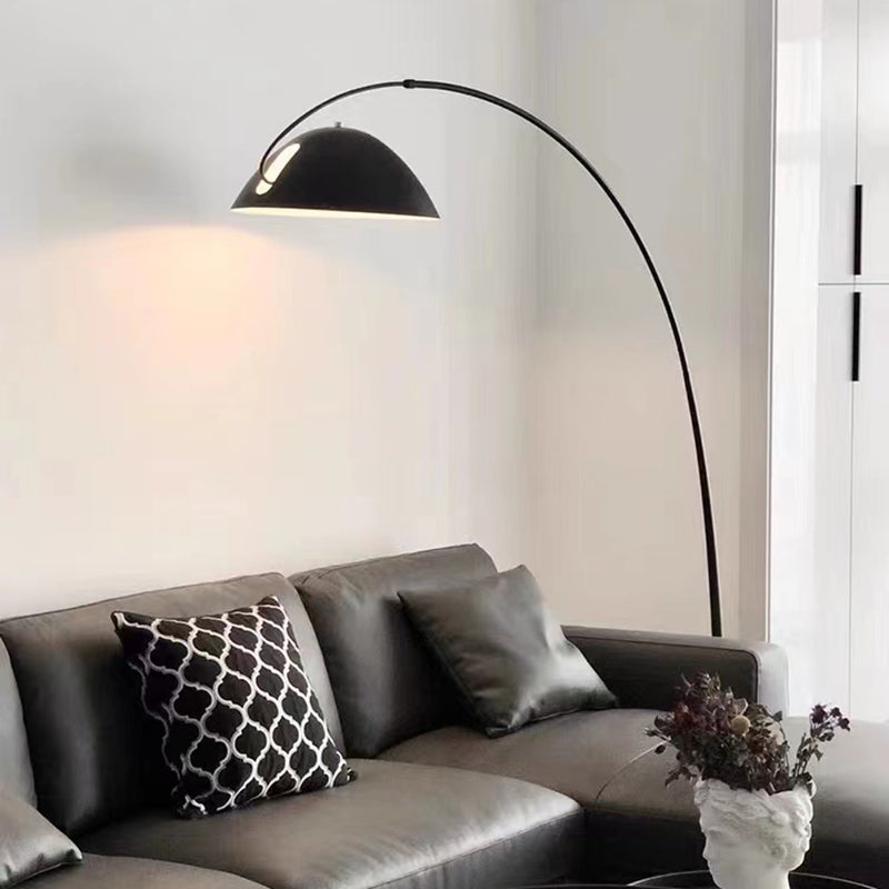 Elio Ronde Moderne LED Vloerlampen Zwart Metaal Eetkamer Slaapkamer