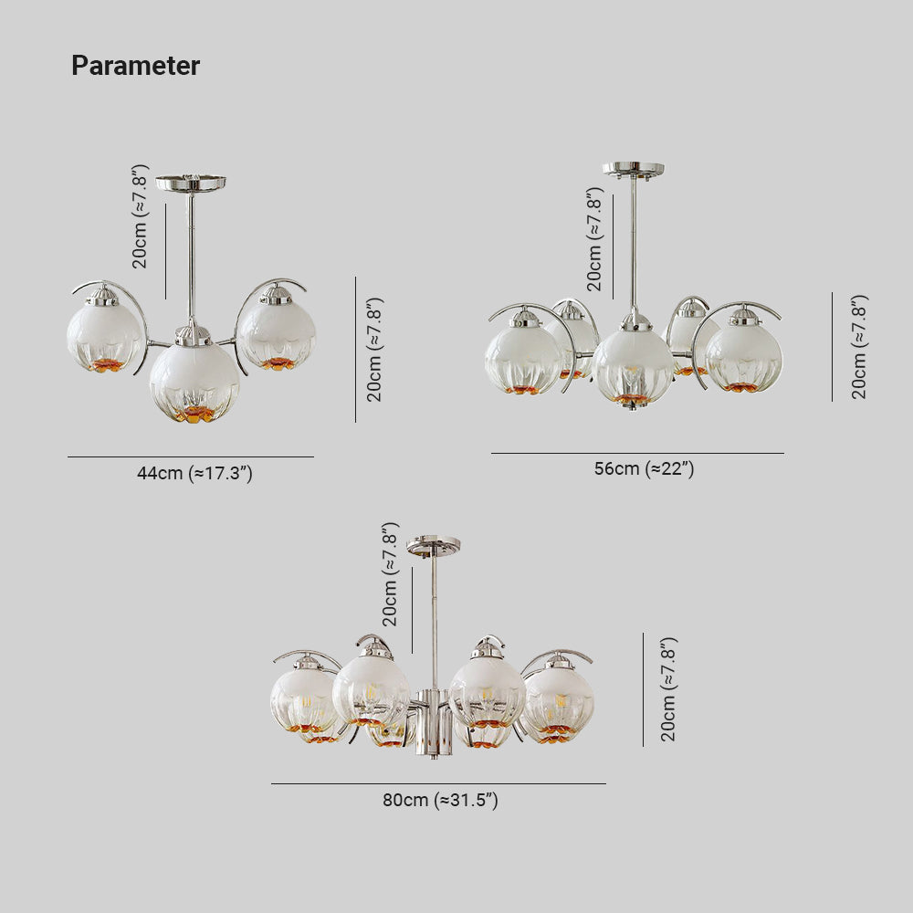 Hailie Moderne Design LED Hanglamp Metaal Glas Slaapkamer Woonkamer