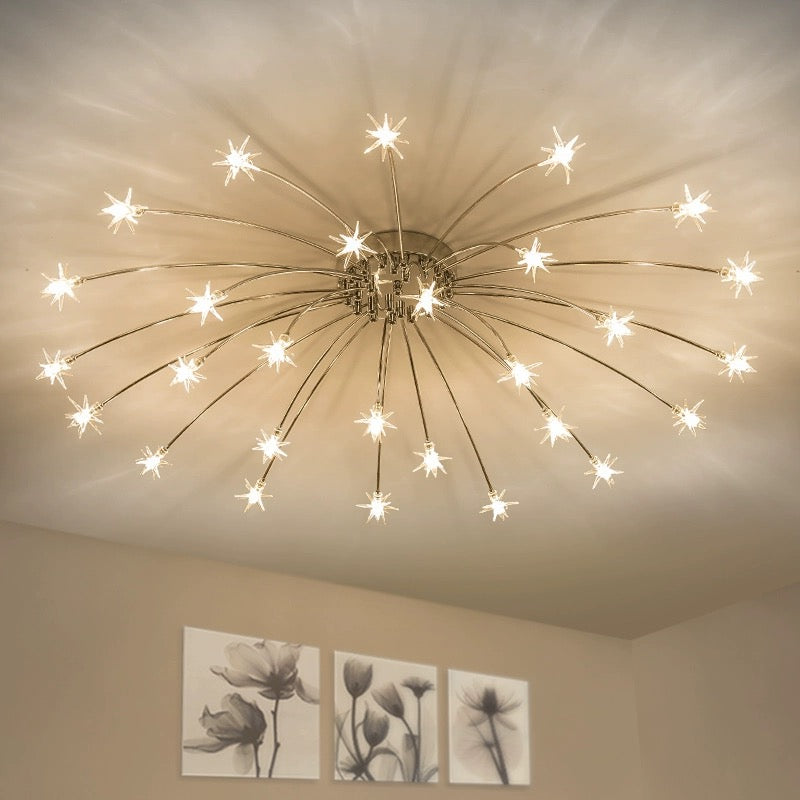 Madina Moderne Design LED Plafondlamp Metaal Glas Woonkamer Keuken