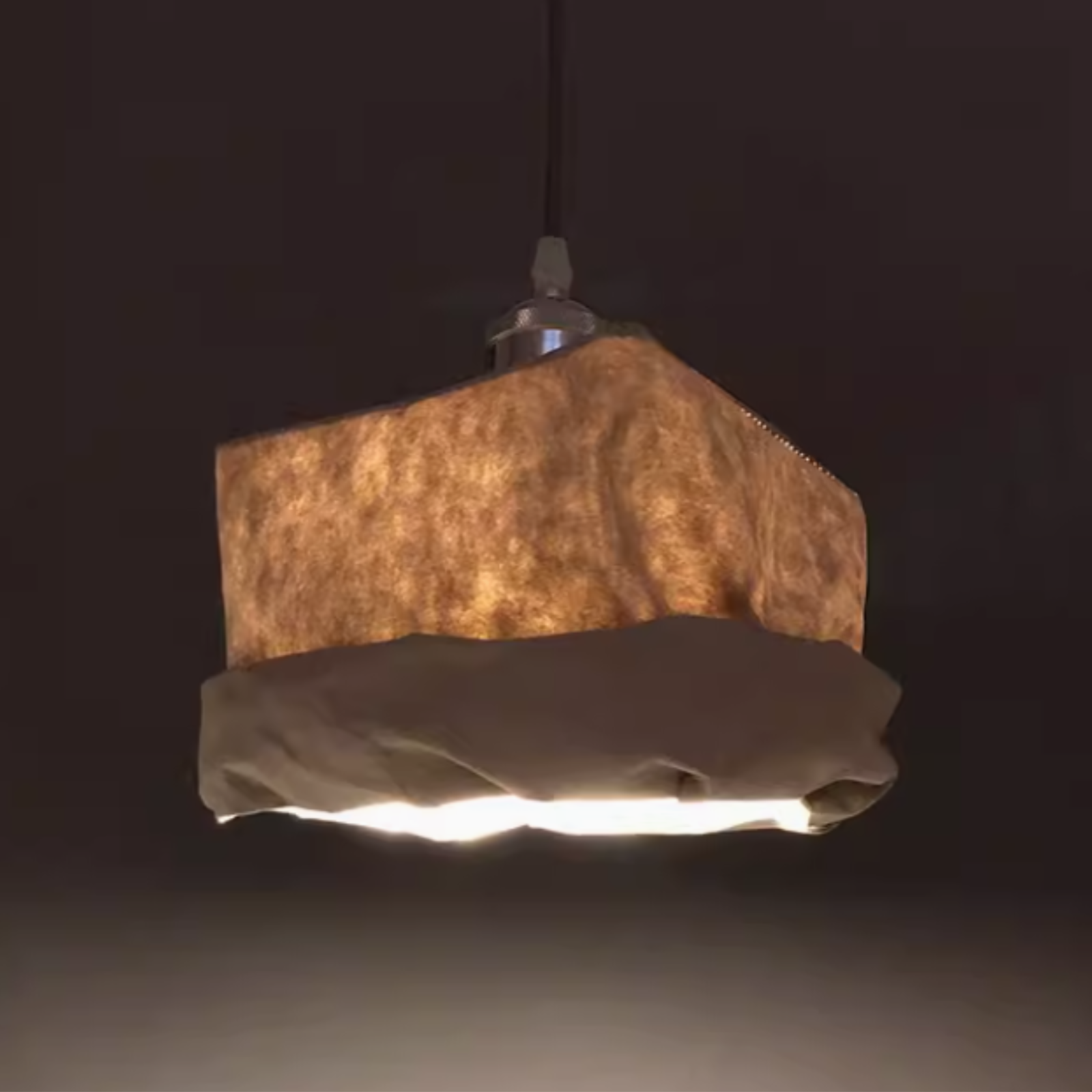 Hailie Vintage Kup Metaal Papier Hanglampen Woonkamer Slaapkamer