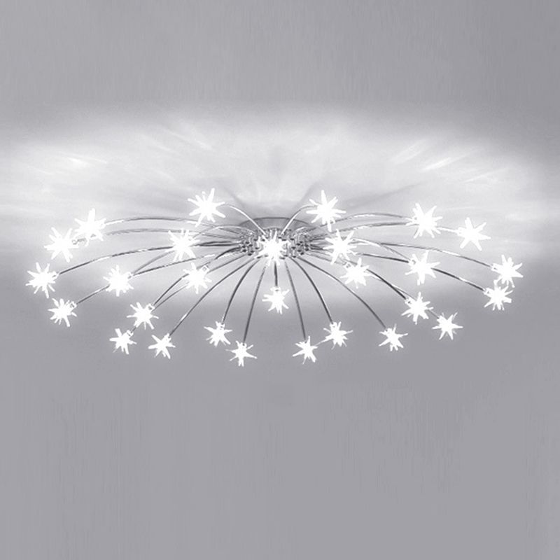 Madina Moderne Design LED Plafondlamp Metaal Glas Woonkamer Keuken