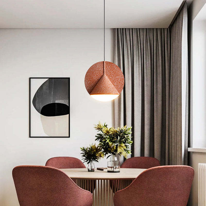 Morandi Art Design Hanglamp Grijs Blauw Geel Woonkamer Slaapkamer