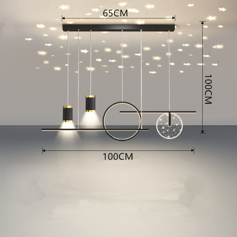 Madina Moderne Bescheiden Luxe LED Hanglampen Zwart/Wit/Goud Metaal Eetkamer
