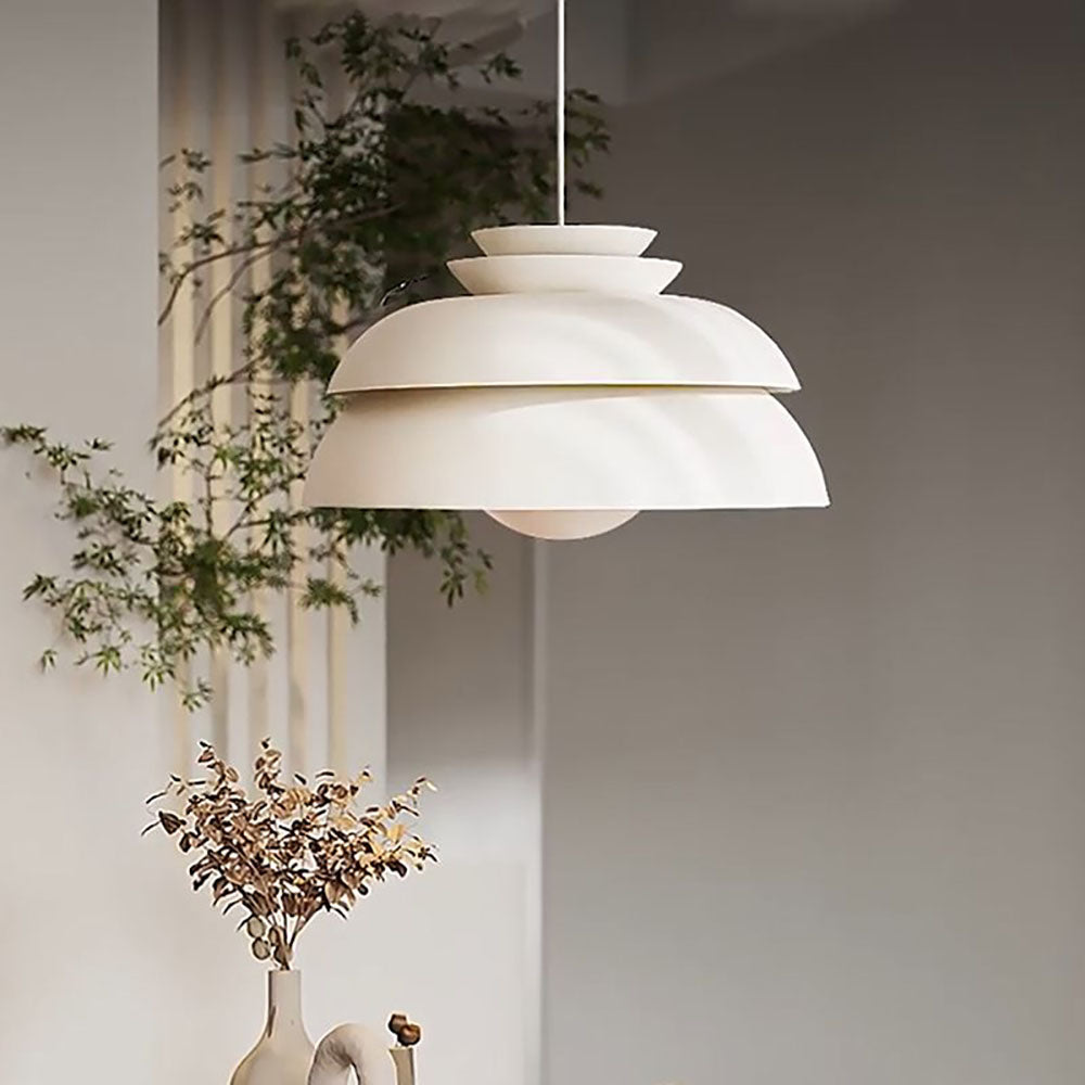 Morandi Moderne Ronde LED Hanglamp Wit Metaal Eetkamer Woonkamer
