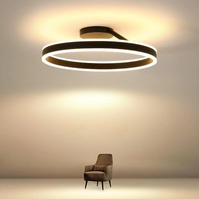 Alonza Moderne Design Gouden LEDPlafondlampen Wit Zwart Metaal
