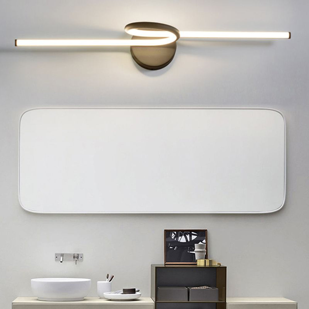 Leigh Badkamer Wandlamp Zwart Wit Metaal Silicagel Woonkamer Slaapkamer