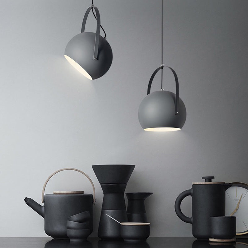 Morandi Moderne LEDHanglamp Geel/Blauw/Roze/Gary Metaal Slaap/Kinder/Woonkamer