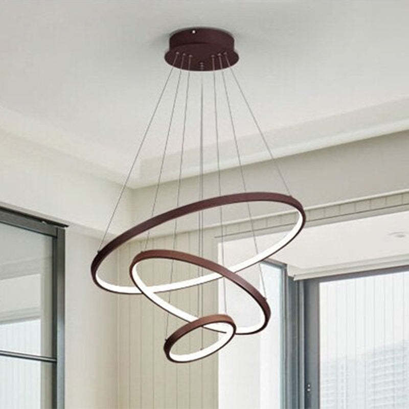 Alonza Design LED Hanglamp  Gouden Wit Zwart Metaal Glas Eetkamer