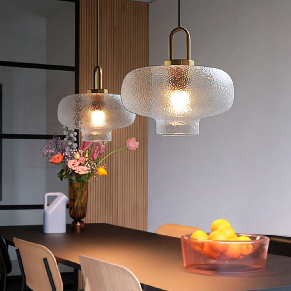 Hailie Moderne Minimalistische Hanglampen Goud Metaal/Glas Woonkamer
