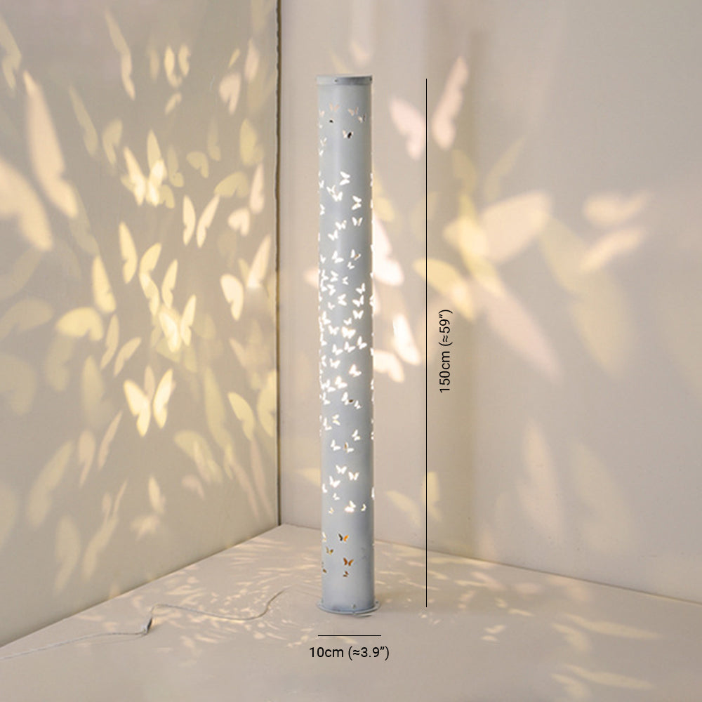 Kady Ronde LED Vloerlamp Wit Zwart Metaal Eetkamer Studeerkamer
