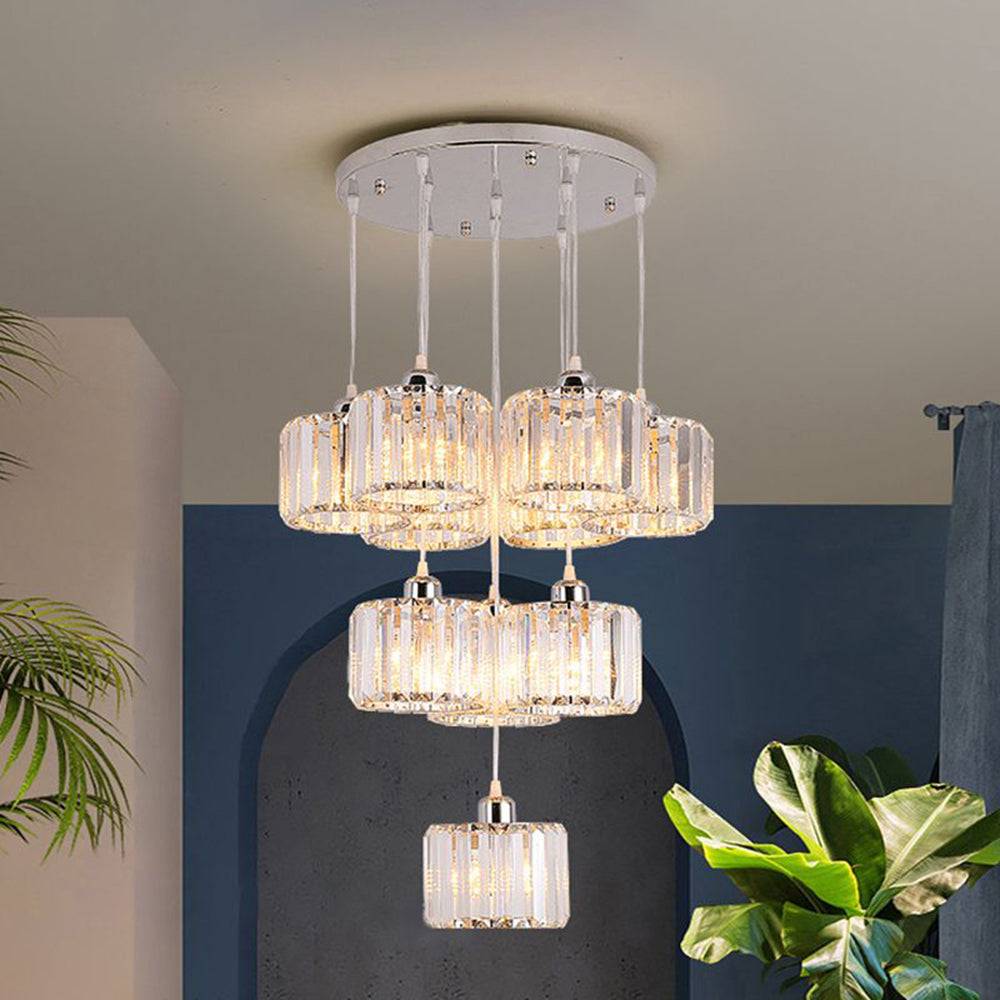 Hailie Moderne Design LED Hanglamp Kristal Metaal Woonkamer Keuken