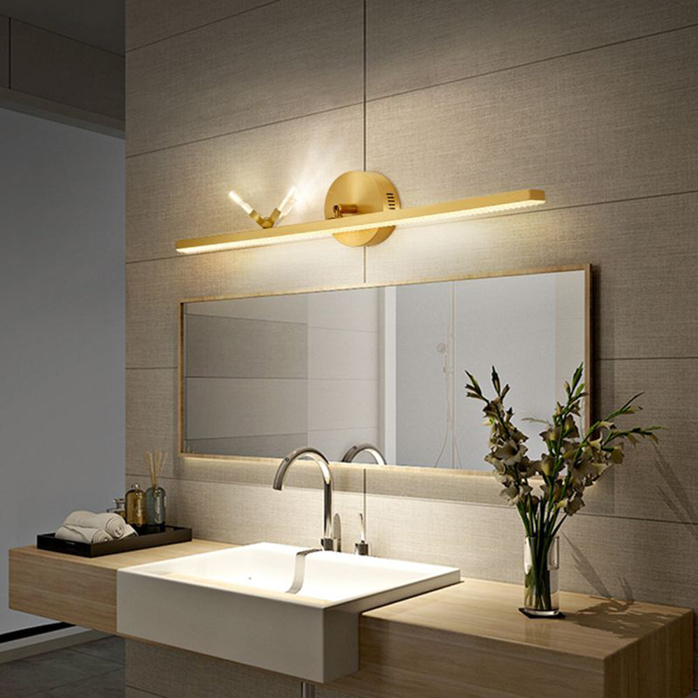 Kady Moderne Design LED Luxe Butterfly Lineaire Wandlamp Metaal/Acryl Goud Woonkamer/Slaapkamer/Badkamer