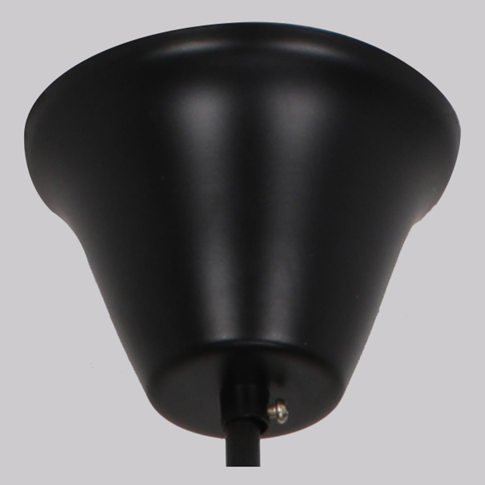 Brio Retro Cylindrical Metal/Wood Pendant Light