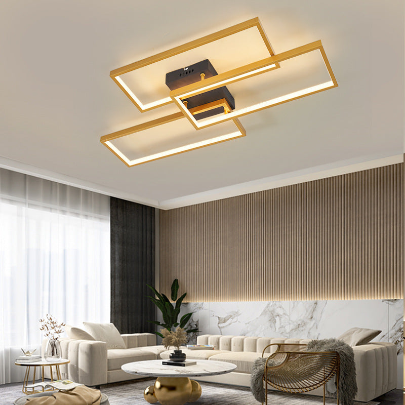 Orsini Industrie LED Plafondlampen Gouden Metaal Woonkarmer Slaapkamer
