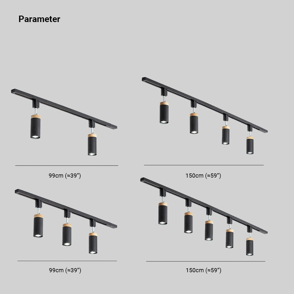 Haney Moderne Design LED Spotlight Metaal Zwart Wit Woonkamer
