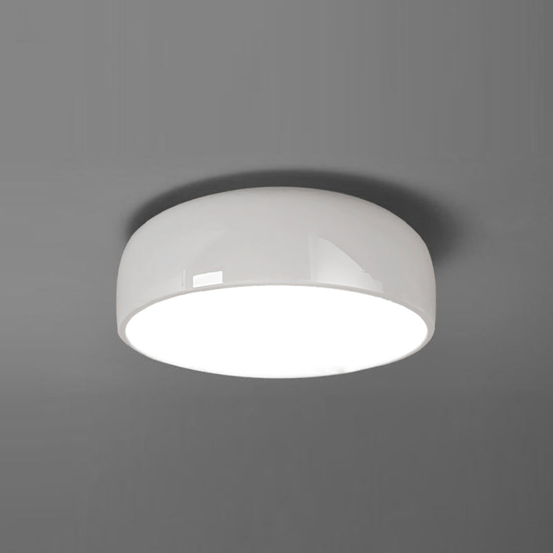 Leilani Ronde LED Plafondlampen Wit Zwart Metaal Acryl Woonkamer