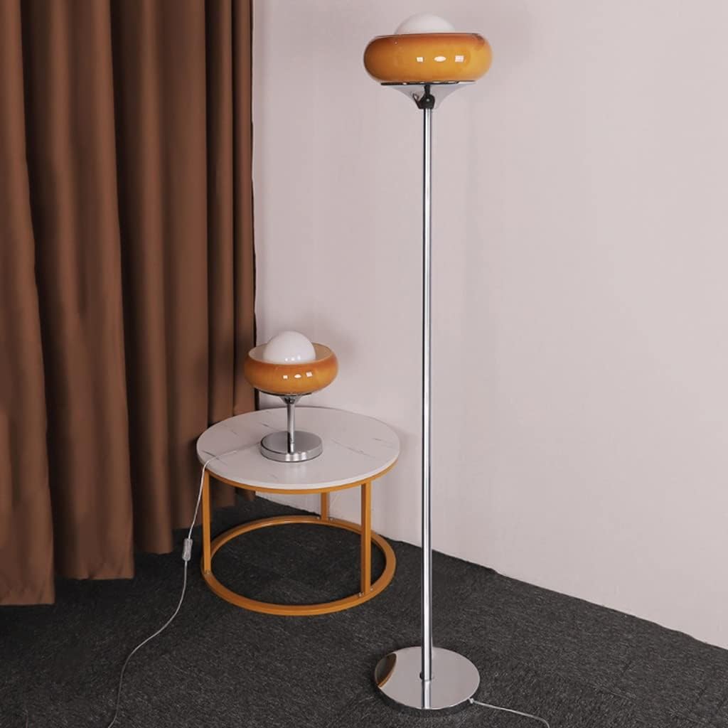Morandi Moderne Hoge Vloerlamp Van Gebrandschilderd Glas/Metaal Woonkamer