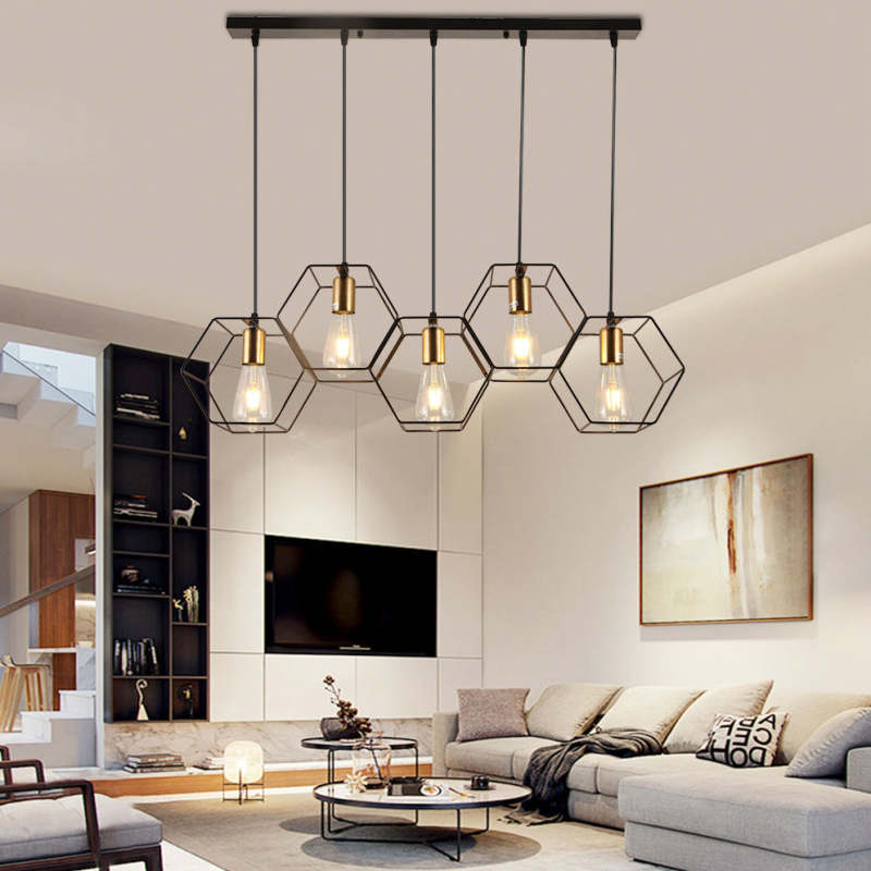 Orsini Vintage Design LED Hanglampen Metaal Eetkamer Slaapkamer