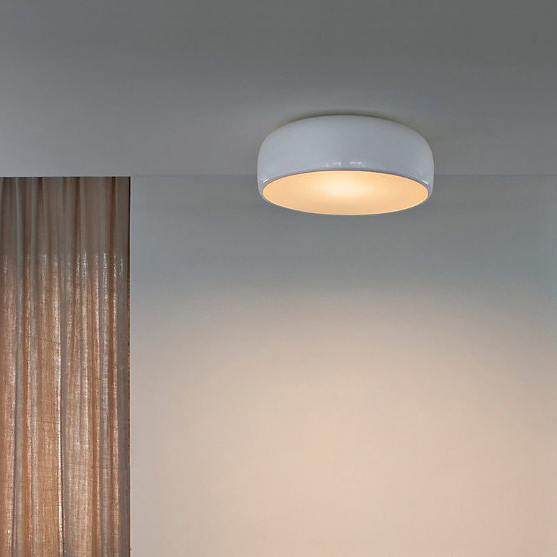 Leilani Ronde LED Plafondlampen Wit Zwart Metaal Acryl Woonkamer