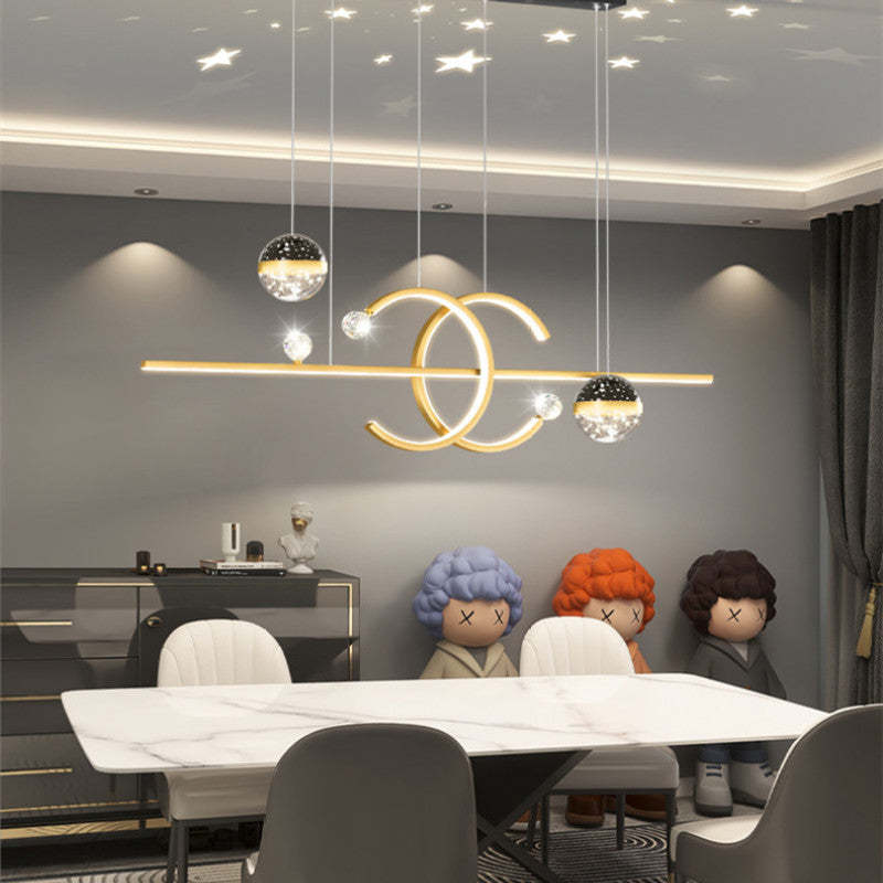 Madina Design LED Hanglamp Metaal Zwart/Goud Eetkamer/Woonkamer