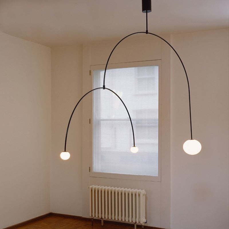 Elio Design Ronde Hanglampen Wit Zwart Metaal Eetkamer Slaapkamer