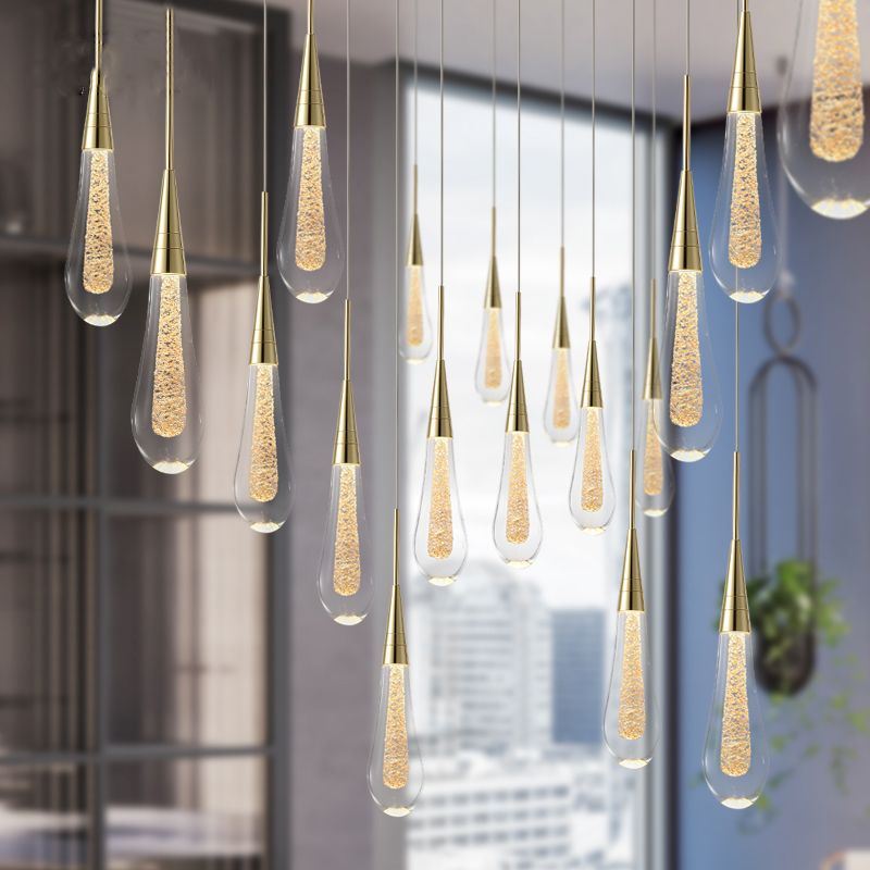 Hailie Moderne Design LED Hanglamp Kristal Metaal Woonkamer Keuken