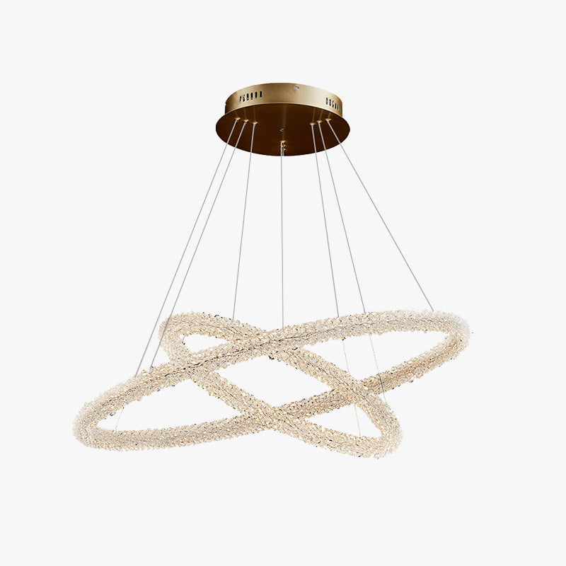 Kristy Modenre Roud LED Hanglamp Metaal/Kristal Woonkamer/Slaapkamer