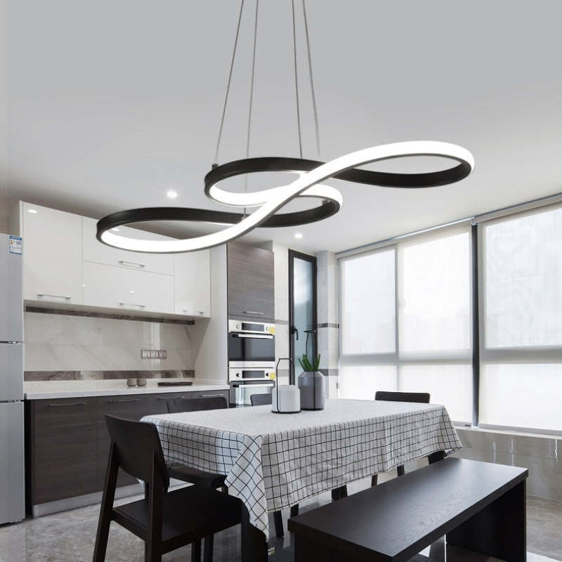 Louise Design LED Hanglamp Metal/Silicone Zwart/Wit/Goud Slaap/Eet/Woonkamer