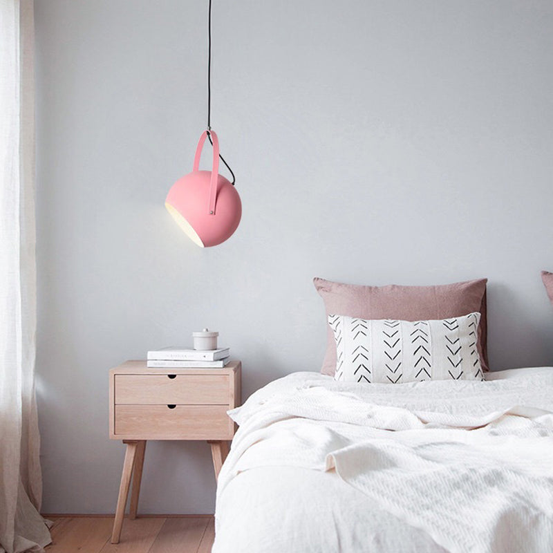 Morandi Moderne LEDHanglamp Geel/Blauw/Roze/Gary Metaal Slaap/Kinder/Woonkamer