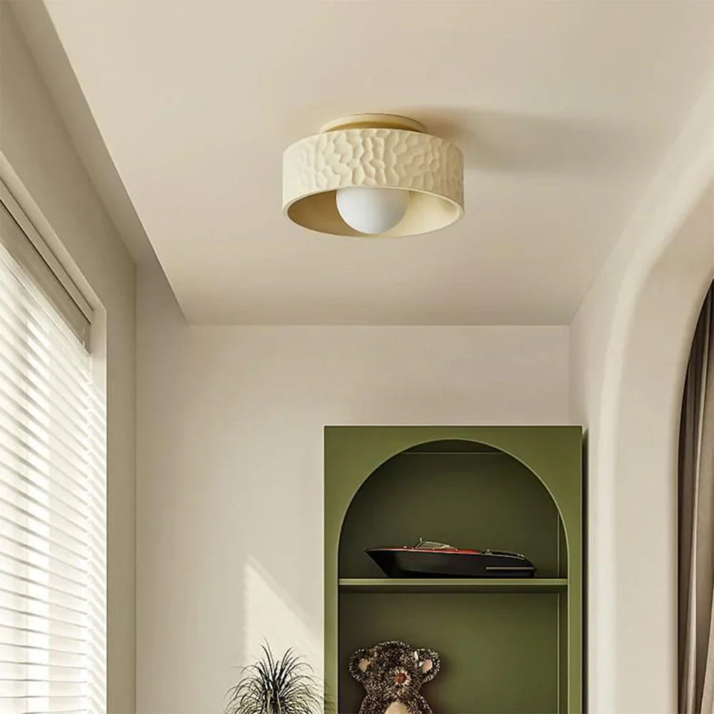 Carina Modern LED Plafondlamp Glas Slaapkamer Woonkamer