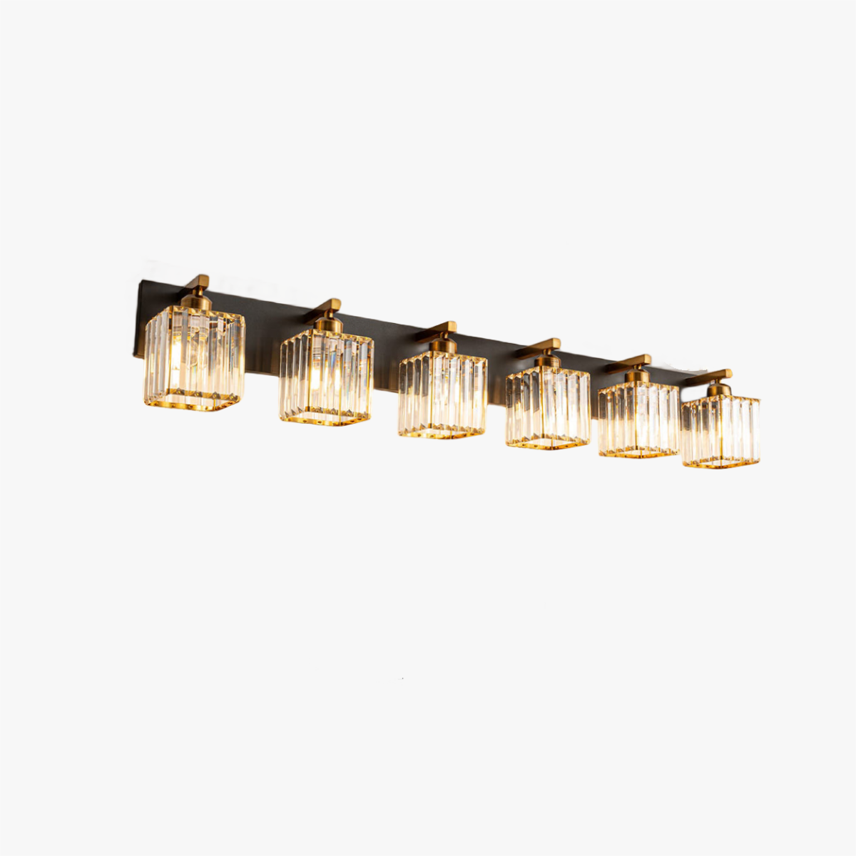 Kirsten Vintage Design LED Metalen/Kristallen Wandlamp Voor Spiegel Goud Badkamer