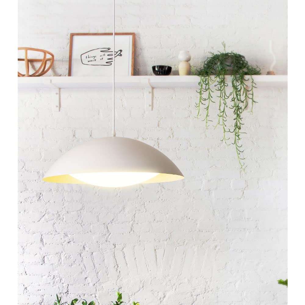 Hailie Moderne Minimalistisch Hanglampen Wit Metaal Eetkamer