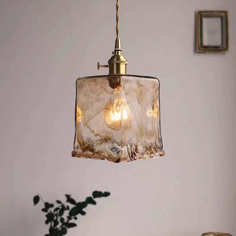 Levy Retro LED Hanglampen Gouden Metaal Glas Slaapkamer Woonkamerr Eetkamer