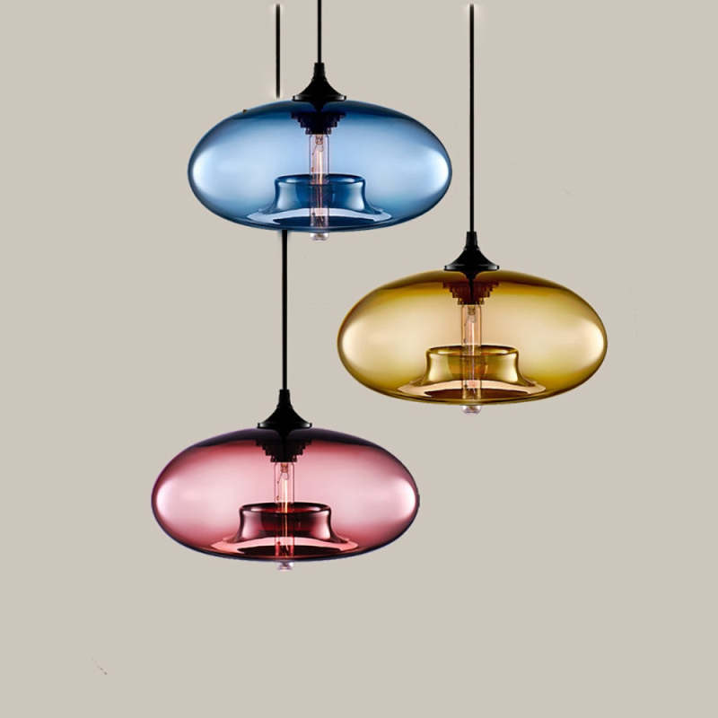 Morandi Moderne LED Hanglamp Kleurrijke Glas Woonkamer/Eetkamer