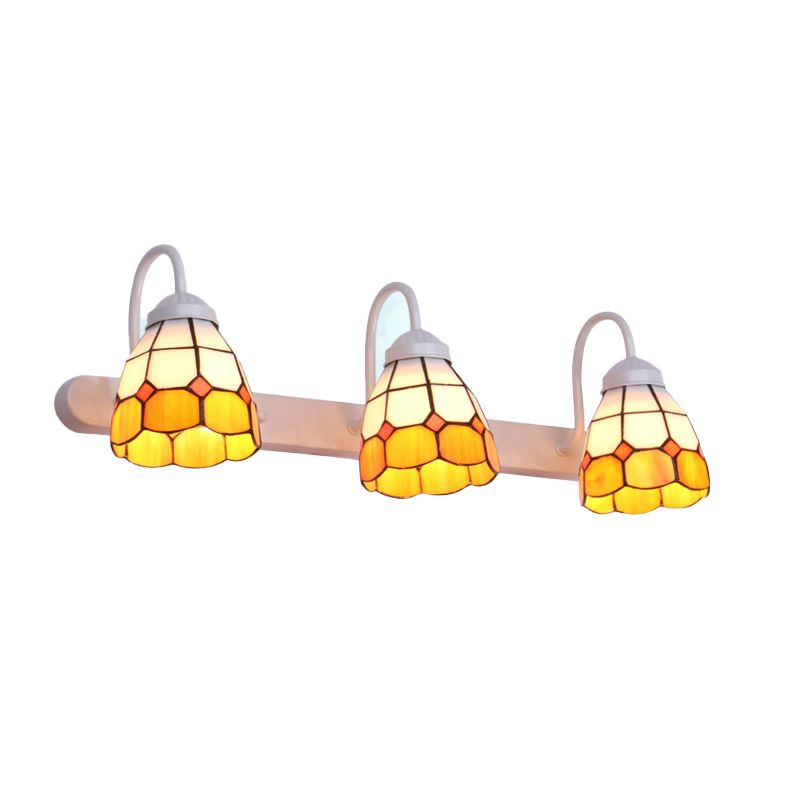 Sirena Vintage Bloemvormige Slaapkamer Wandlampen Metaal Glas