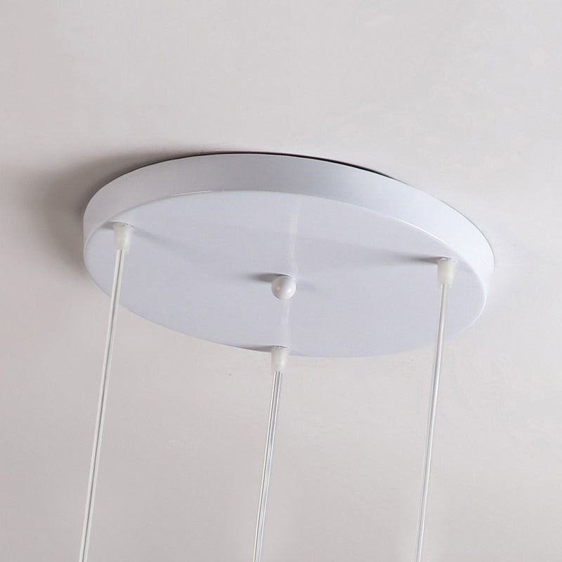 Morandi Moderne LED Hanglampen Roze/Groen/Geel Metaal/Hout Eetkamer