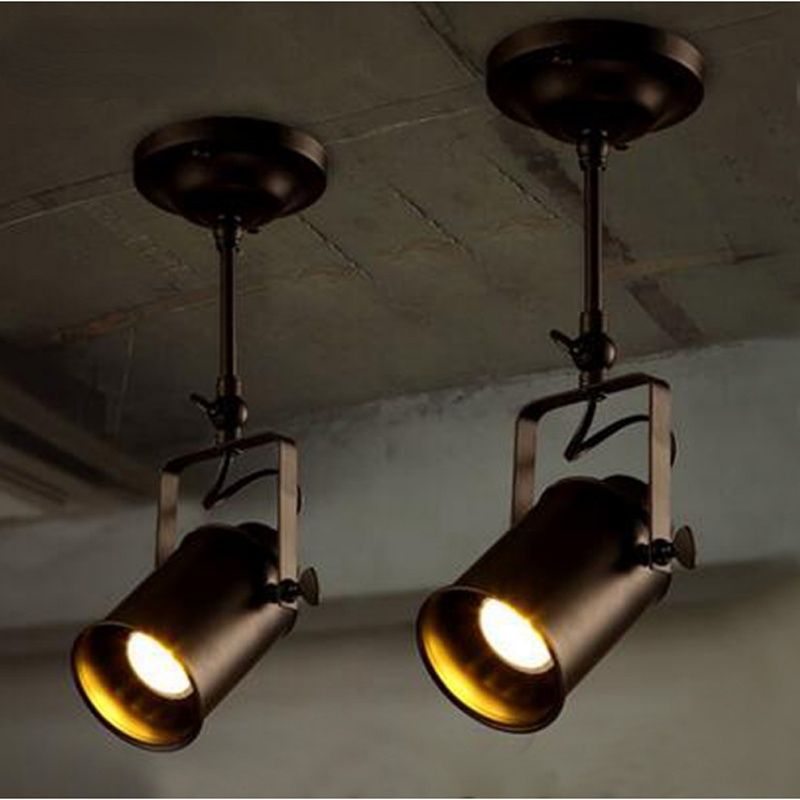 Valerio Vintage Verstelbare Semi-inbouwplafondlamp, Zwart Woonkamer