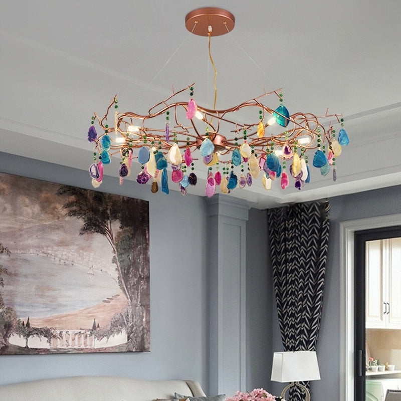 Morandi Design LED Hanglamp Metaal/Stone Slaapkamer Woonkamer