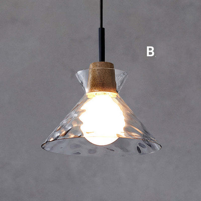 Levy  Moderne Hanglampen Helder Metaal Glas Slaapkamer Woonkamer